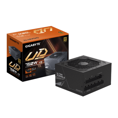 GIGABYTE UD Series 850W | 750W | Black | ICE (White) | 80 PLUS Gold ATX 3.1 PCIe Gen 5.1 Modular Power Supply - GP-UD850GM-PG5-ICE, GP-UD850GM-PG5-V2, GP-UD750GM-PG5-ICE, GP-UD750GM-PG5-V2 - 750W, Black