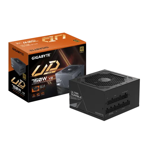 GIGABYTE UD Series 850W | 750W | Black | ICE (White) | 80 PLUS Gold ATX 3.1 PCIe Gen 5.1 Modular Power Supply - GP-UD850GM-PG5-ICE, GP-UD850GM-PG5-V2, GP-UD750GM-PG5-ICE, GP-UD750GM-PG5-V2 - 750W, Black