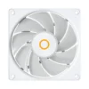 Ocypus Gamma F12 Elite ARGB 3-in-1 120mm PWM Chassis Fan White with Transparent Frame - GAMMA-F12-WH3AM00E-GL