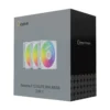 Ocypus Gamma F12 Elite ARGB 3-in-1 120mm PWM Chassis Fan White with Transparent Frame - GAMMA-F12-WH3AM00E-GL