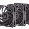 Scythe Wonder Tornado PWM Chassis Fan 120mm 75.17 CFM 2500 RPM 3 Pack - WT1225FD25X3-P