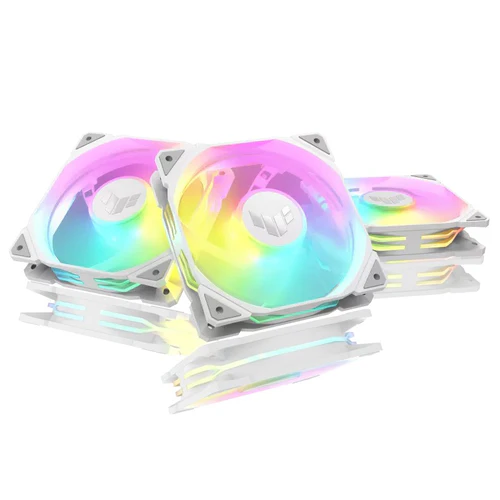 fwebp_13_0fdcd1a9-737d-4936-86c4-5fd14469b8c8_500x ASUS TUF Gaming TR120 ARGB 120mm PWM Fan Triple Pack Hydraulic Bearing 28mm Thick White - TUF GAMING TR120 FAN ARGB WHITE 3IN1