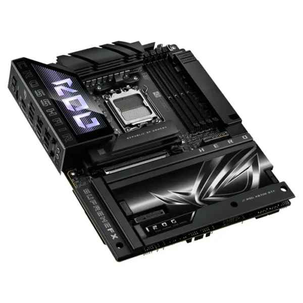 Asus ROG Crosshair X870E Hero BTF ATX Motherboard AMD X870E Chipset DDR5 PCIe 5.0 WiFi 7 USB4 - ROG CROSSHAIR X870E HERO BTF