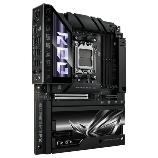 Asus ROG Crosshair X870E Hero BTF ATX Motherboard AMD X870E Chipset DDR5 PCIe 5.0 WiFi 7 USB4 - ROG CROSSHAIR X870E HERO BTF