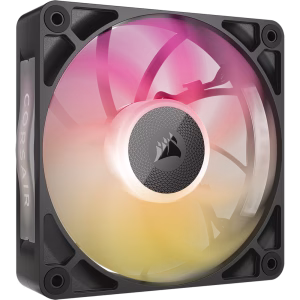 CORSAIR iCUE LINK RX120 MAX RGB 120mm PWM Fan Magnetic Dome Bearing 30mm Thick Black - CO-9051033-WW