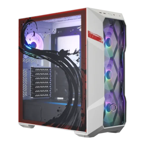 Cooler Master MasterBox TD500 Mesh V2 Ryu Mid Tower Case with ARGB Fans and USB-C - TD500V2-WGNN-SRY