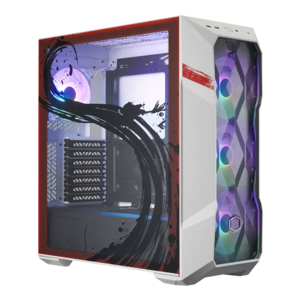 Cooler Master MasterBox TD500 Mesh V2 Ryu Mid Tower Case with ARGB Fans and USB-C - TD500V2-WGNN-SRY
