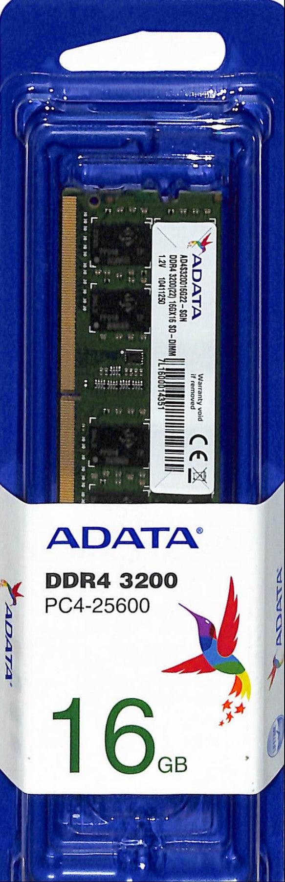 ADATA Premier DDR4 3200 SO-DIMM 16GB Memory Module - AD-AD4S320016G22-SGN 2 ADATA Premier DDR4 3200 SO-DIMM 16GB Memory Module - AD-AD4S320016G22-SGN - Image 2