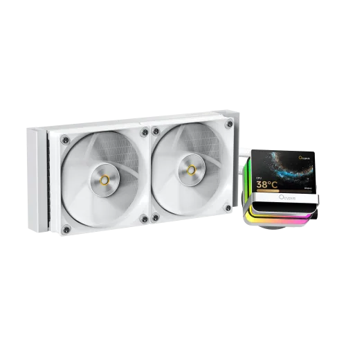 Ocypus SIGMA L24 PRO WH Liquid CPU Cooler 3.5-inch IPS 640x480 290W TDP - Sigma-L24-WH2ANWL00P-GL