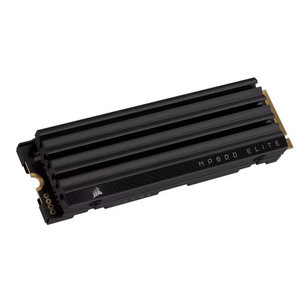 CORSAIR MP600 ELITE 1TB PCIe Gen4 x4 NVMe M.2 SSD with Heatsink 7000MB/s Read 6200MB/s Write - CSSD-F1000GBMP600EHS