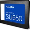 ADATA SU650 512GB SATAIII 3D NAND 2.5" SSD 520MB/s Read 450MB/s Write - AD-ASU650SS-512GT-R