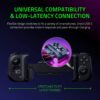 1 Razer Kishi Universal USB-C Mobile Gaming Controller with Clickable Analog Thumbsticks for Android - RZ06-02900100-R3M1