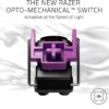 Razer Huntsman Mercury Opto-Mechanical Gaming Keyboard Purple Switches Chroma RGB - RZ03-02521900-R3M1