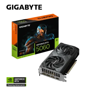 1 GIGABYTE GeForce RTX 5060 WINDFORCE MAX OC 8GB GDDR7 Graphics Card - GV-N5060WF2MAX-OC-8GD