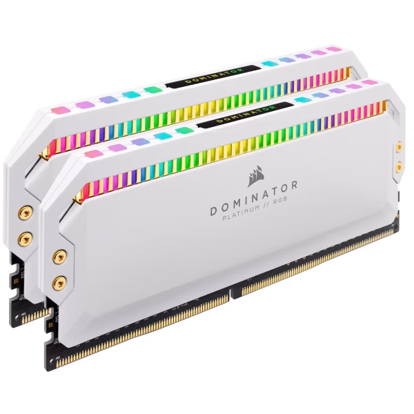 CORSAIR DOMINATOR PLATINUM RGB DDR4-3200 32GB (2x16GB) UDIMM White C16 - CS-CMT32GX4M2E3200C16W