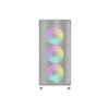 OCYPUS GAMMA C60 WH ARGB ATX PC Case with Mesh Front Panel and 4 ARGB Fans - GAMMA-C60-WHG400XX-GL