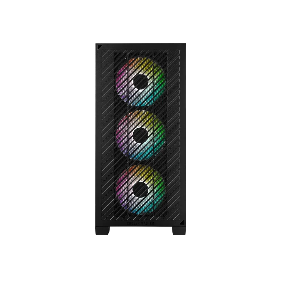 Cooler Master Elite 301 Black Mini Tower Case with Tempered Glass and ARGB Fans - E301-KGNN-S00 4 Cooler Master Elite 301 Black Mini Tower Case with Tempered Glass and ARGB Fans - E301-KGNN-S00 - Image 4