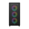 Ocypus GAMMA-C60-BKG400XX-GL Mid-Tower PC Case with Tempered Glass Side Panel and ARGB Fans - GAMMA-C60-BKG400XX-GL