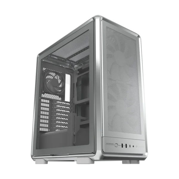 Cooler Master MasterFrame 500 Mesh Open-Frame Mid-Tower Case Silver ARGB Tempered Glass USB 3.2 Gen 2x2 Type-C - MF500M-SHNN-S01