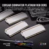 CORSAIR Dominator Platinum RGB 32GB (2x16GB) DDR5 6200MHz C36 Desktop Memory White - CS-CMT32GX5M2X6200C36W