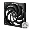 1 ARCTIC P12 Slim PWM PST 120 mm Low-Profile Case Fan Sleeve Bearing Black Single Fan or 3 Pack - ACFAN00187A