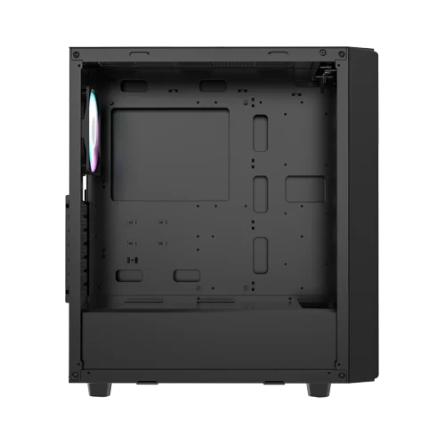 OCYPUS GAMMA C70 ARGB HIGH AIRFLOW FRONT PANEL W/ 4 ARGB FAN ATX CASE - BLACK - GAMMA-C70-BKG400XX-GL