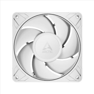 Arctic P12 Pro PST White 120 mm PWM Fan with Cable Splitter 600-3000 rpm Fluid Dynamic Bearing - ACFAN00308A