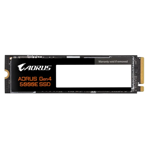 Gigabyte AORUS Gen4 5000E SSD 500GB PCIe 4.0 x4 NVMe 1.4 M.2 2280 5000MB/s Read 3800MB/s Write - GP-AG450E500G-G