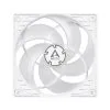 ARCTIC P12 PWM PST 120 mm Case Fan Fluid Dynamic Bearing White Transparent Single Fan or 5 Pack - ACFAN00132A