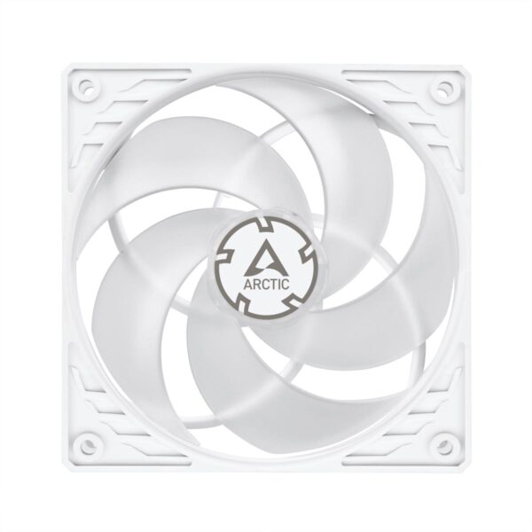 1 ARCTIC P12 PWM PST 120 mm Case Fan Fluid Dynamic Bearing White Transparent Single Fan or 5 Pack - ACFAN00132A