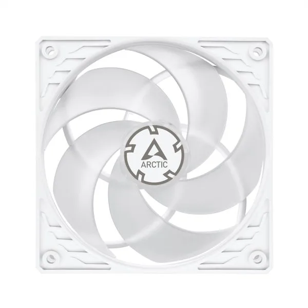 ARCTIC P12 PWM PST 120 mm Case Fan Fluid Dynamic Bearing White Transparent Single Fan or 5 Pack - ACFAN00132A