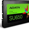 Adata SU650 480GB 3D NAND 2.5 Inch SATA III SSD - AD-ASU650SS-480GT-R