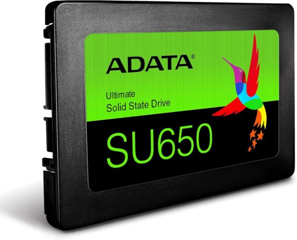 Adata SU650 480GB 3D NAND 2.5 Inch SATA III SSD - AD-ASU650SS-480GT-R