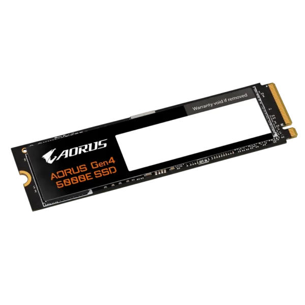 Gigabyte AORUS Gen4 5000E SSD 500GB PCIe 4.0 x4 NVMe 1.4 M.2 2280 5000MB/s Read 3800MB/s Write - GP-AG450E500G-G