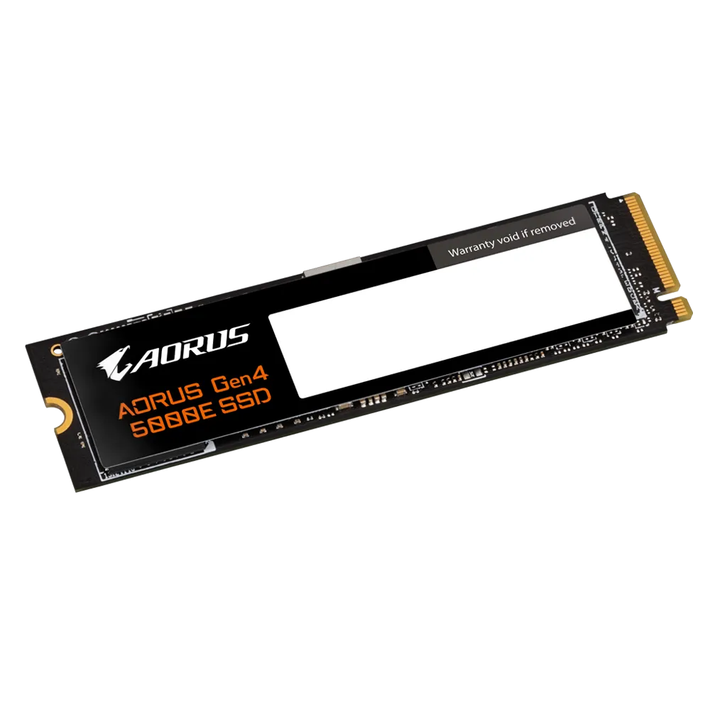 Gigabyte AORUS Gen4 5000E SSD 500GB PCIe 4.0 x4 NVMe 1.4 M.2 2280 5000MB/s Read 3800MB/s Write &#821...
