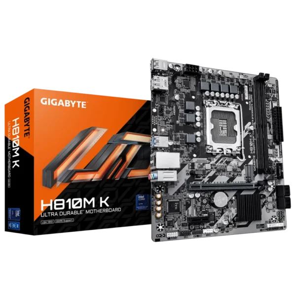 GIGABYTE GA-H810M-K LGA1851 Micro ATX Motherboard Intel H810 DDR5 - GA-H810M-K