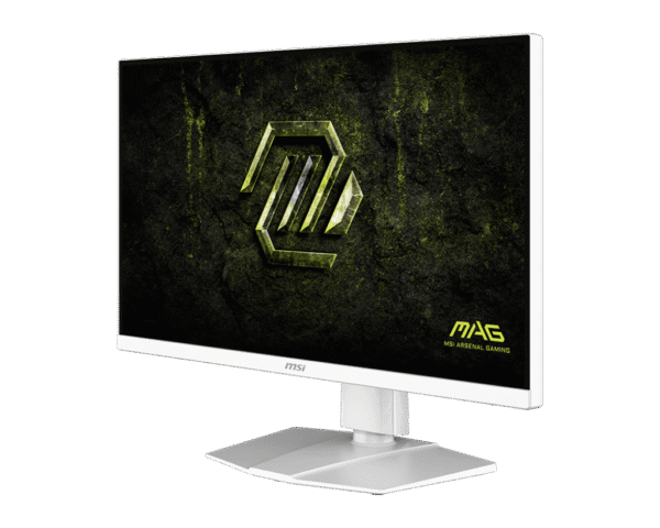 MSI MAG 274QRFW E20 - 27" Rapid IPS WQHD 2560×1440 200Hz 0.5ms HDR400 White Gaming Monitor with Adaptive-Sync and AI Vision