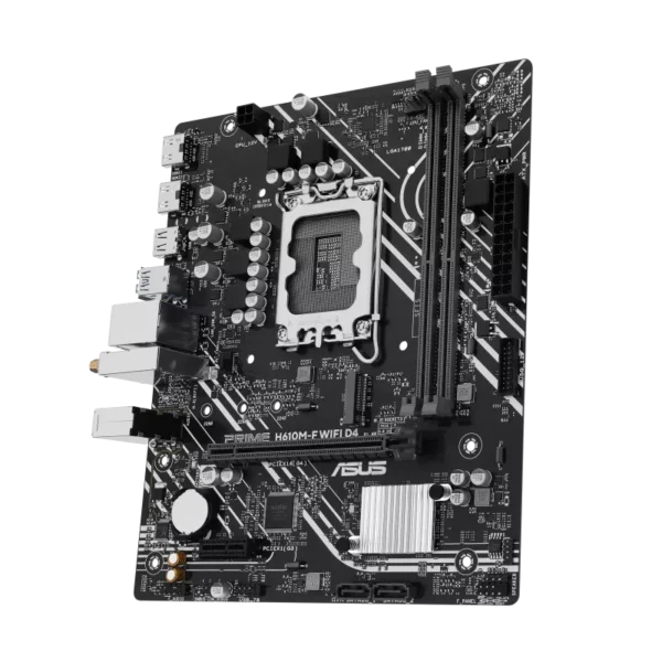 ASUS PRIME H610M-F WIFI D4 Micro-ATX Motherboard Intel H610 LGA 1700 DDR4 PCIe 4.0 WiFi 6 - PRIME H610M-F WIFI D4