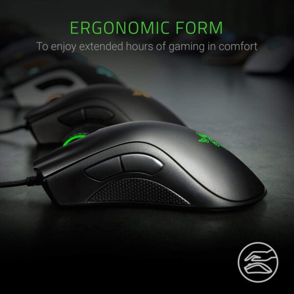 Razer DeathAdder Essential Gaming Mouse 6400 DPI Optical Sensor 5 Programmable Buttons - RZ01-02540100-R3M1