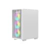 OCYPUS GAMMA C60 WH ARGB ATX PC Case with Mesh Front Panel and 4 ARGB Fans - GAMMA-C60-WHG400XX-GL