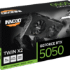 INNO3D GeForce RTX 5050 TWIN X2 8GB GDDR6 Graphics Card Blackwell Architecture - N50502-08D6-174071N