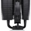 NOCTUA NH-D12L chromax.black 145mm Low-Profile CPU Cooler with NF-A12x25r PWM Fan - NH-D12L CH.BK