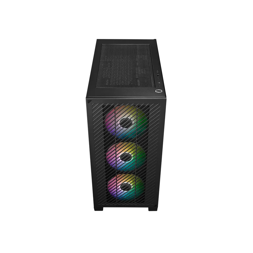 Cooler Master Elite 301 Black Mini Tower Case with Tempered Glass and ARGB Fans - E301-KGNN-S00 5 Cooler Master Elite 301 Black Mini Tower Case with Tempered Glass and ARGB Fans - E301-KGNN-S00 - Image 5