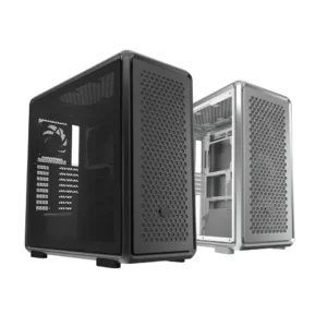 Cooler Master MasterFrame 600 Open-Frame Mid-Tower Case Black Tempered Glass USB 3.2 Gen 2x2 Type-C - MF600-KGNN-S00