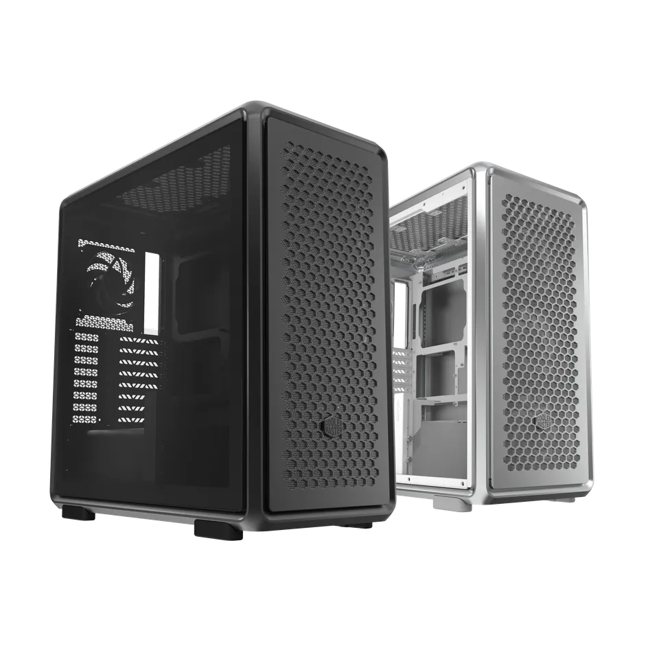 Cooler Master MasterFrame 600 Open-Frame Mid-Tower Case Black Tempered Glass USB 3.2 Gen 2×2 Ty...