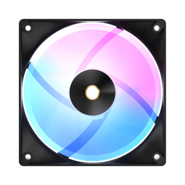 OCYPUS DELTA F12 ARGB Black 3-in-1 PWM Fan 120mm 73CFM - Delta-F12-BK3AM00X-GL