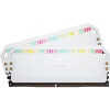 CORSAIR Dominator Platinum RGB 32GB (2x16GB) DDR5 6200MHz C36 Desktop Memory White - CS-CMT32GX5M2X6200C36W