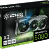 INNO3D GeForce RTX 5080 iCHILL X3 OC 16GB GDDR7 Graphics Card Blackwell Architecture - C50803-16D7X-176069H