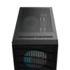OCYPUS GAMMA C70 ARGB HIGH AIRFLOW FRONT PANEL W/ 4 ARGB FAN ATX CASE - BLACK - GAMMA-C70-BKG400XX-GL