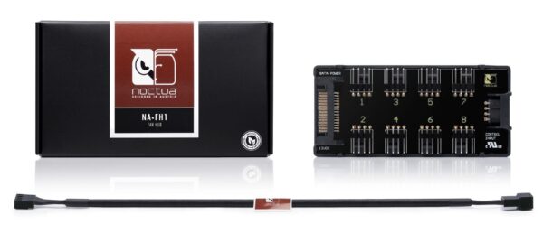 NOCTUA NA-FH1 8-Channel PWM Fan Hub for 12V and 5V Fans - NA-FH1